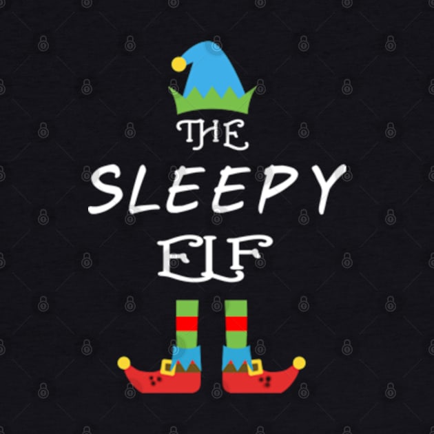 The Sleepy Elf Matching Family Group Christmas Party by CareTees